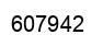 Number 607942 black image