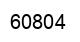 Number 60804 black image