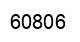 Number 60806 black image