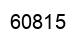 Number 60815 black image
