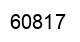 Number 60817 black image