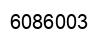 Number 6086003 black image