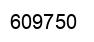 Number 609750 black image