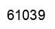 Number 61039 black image