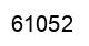 Number 61052 black image