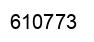 Number 610773 black image
