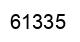 Number 61335 black image