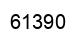 Number 61390 black image