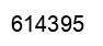 Number 614395 black image