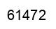 Number 61472 black image