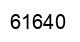 Número 61640 imagen negro
