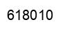 Number 618010 black image