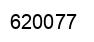 Number 620077 black image