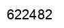 Number 622482 black image