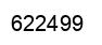 Number 622499 black image