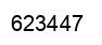 Número 623447 imagen negro
