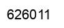 Number 626011 black image