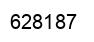 Number 628187 black image