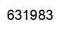 Número 631983 imagen negro