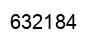 Number 632184 black image