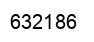 Number 632186 black image