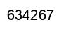 Number 634267 black image