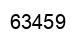 Number 63459 black image