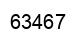 Número 63467 imagen negro