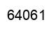 Number 64061 black image
