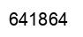 Number 641864 black image