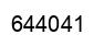 Number 644041 black image