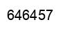 Number 646457 black image