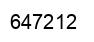 Number 647212 black image