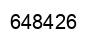 Number 648426 black image
