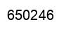 Number 650246 black image