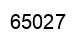 Number 65027 black image