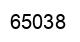 Number 65038 black image