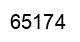 Number 65174 black image