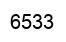 Number 6533 black image