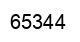 Number 65344 black image