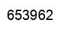 Number 653962 black image