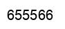 Number 655566 black image