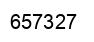 Número 657327 imagen negro