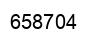 Number 658704 black image