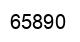 Number 65890 black image