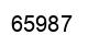 Number 65987 black image