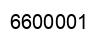 Number 6600001 black image