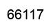 Número 66117 imagen negro