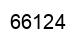 Number 66124 black image