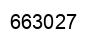 Number 663027 black image